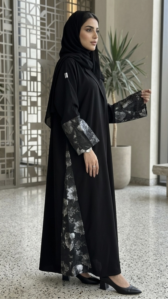 عباية بلاك روز