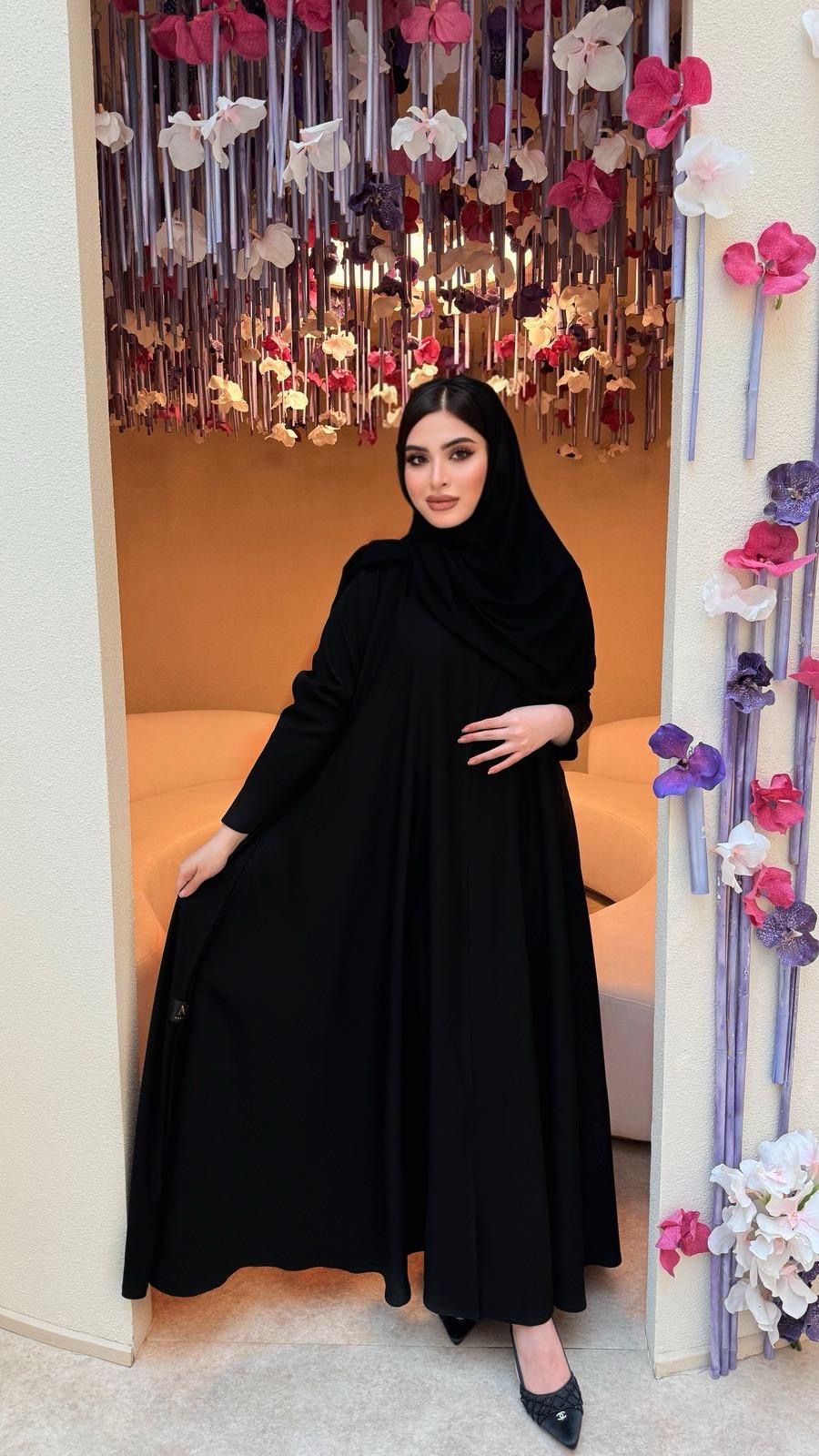 عباية كريب دبل كلوش